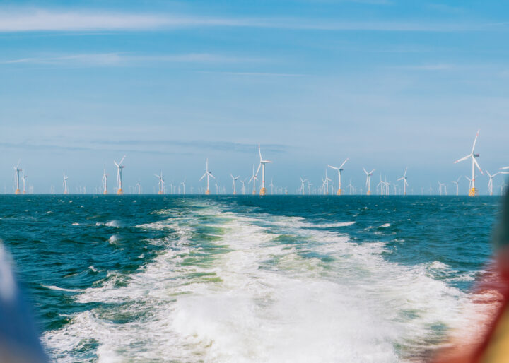 Windturbines in de Belgische Noordzee